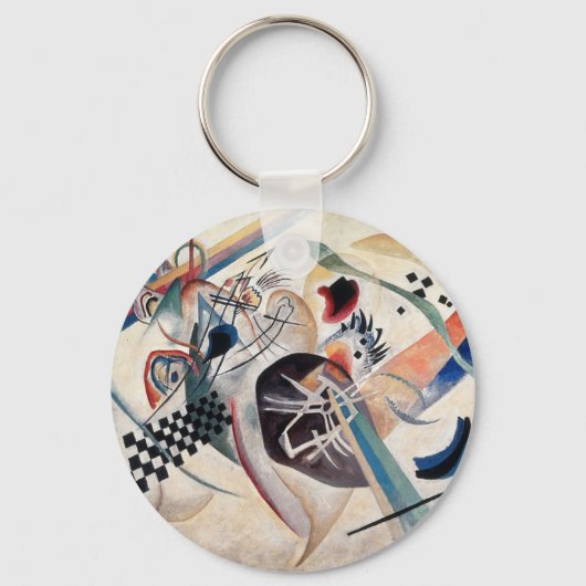 Kandinsky Compositie Abstract Sleutelhanger (Voorkant)