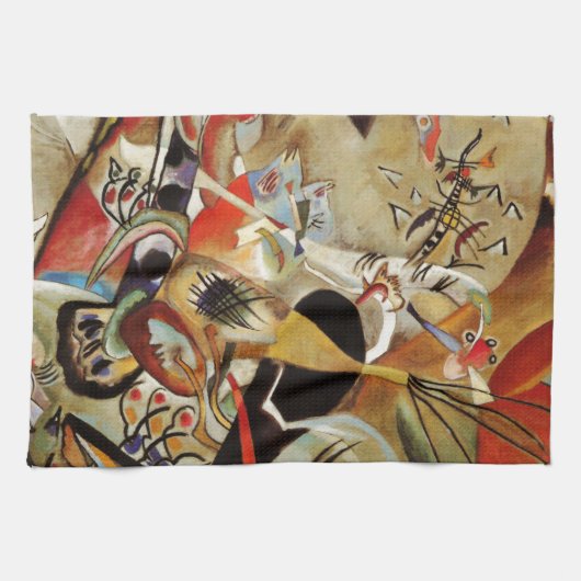 Kandinsky Compositie Abstract Theedoek (Horizontaal)