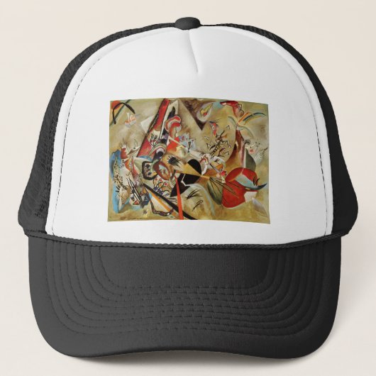 Kandinsky Compositie Abstract Trucker Pet (Voorkant)
