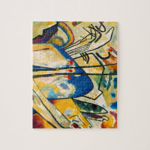 Kandinsky Compositie IV Abstract Kunstwerk Modern Legpuzzel