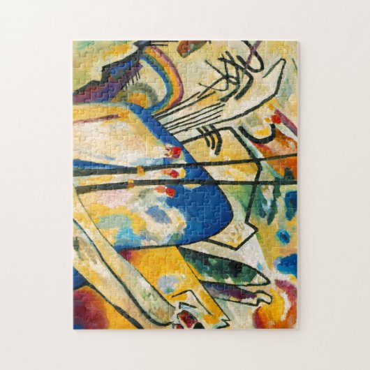 Kandinsky Compositie IV Abstract Kunstwerk Modern Legpuzzel (Verticaal)