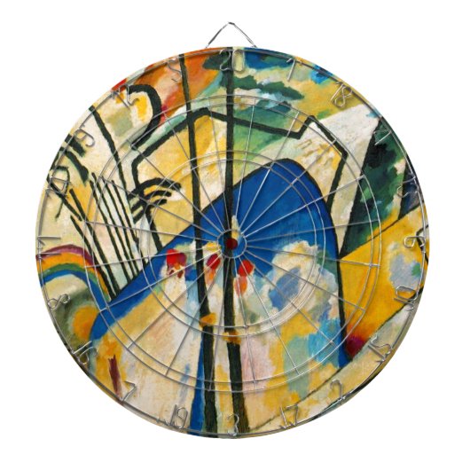 Kandinsky Compositie IV Dartbord (Voorkant)