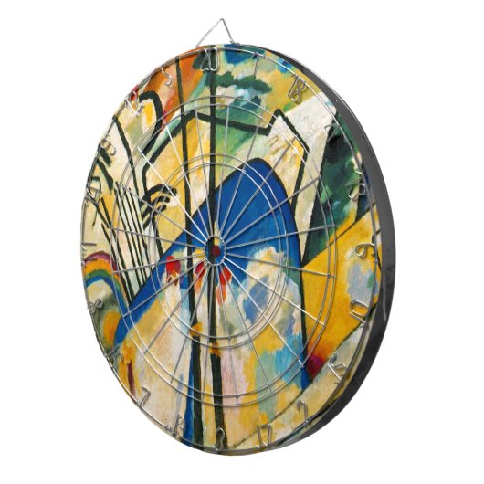 Kandinsky Compositie IV Dartbord (Voorkant Rechts)
