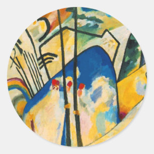 Kandinsky Compositie IV Ronde Sticker