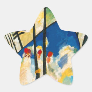 Kandinsky Compositie IV Ster Sticker