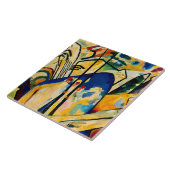 Kandinsky - Compositie IV Tegeltje (Zijkant)