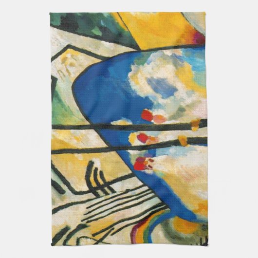 Kandinsky Compositie IV Theedoek (Verticaal)