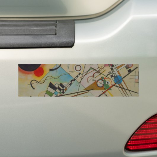 Kandinsky Compositie Olieverfschilderij Bumperstic Bumpersticker (Op auto)