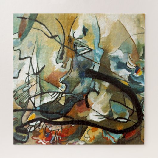 Kandinsky Compositie V Abstracte schilderkunst Legpuzzel (Horizontaal)