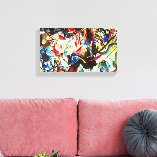 Kandinsky Compositie VI Canvas Print (Insitu (Woonkamer))
