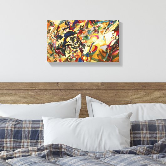Kandinsky Compositie VII Canvas Print (Insitu (Slaapkamer))
