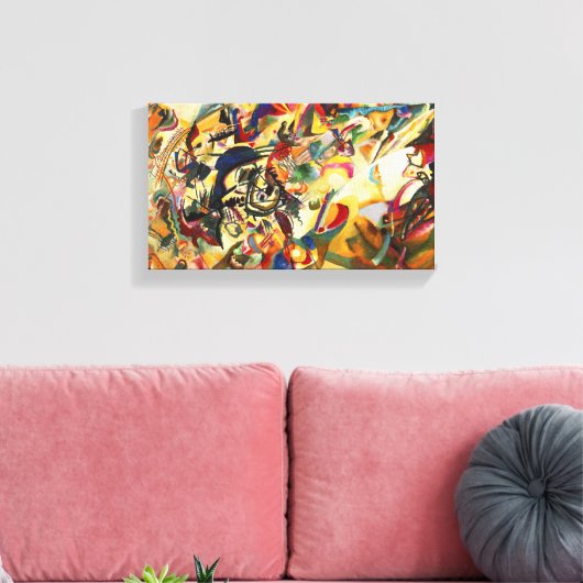 Kandinsky Compositie VII Canvas Print (Insitu (Woonkamer))