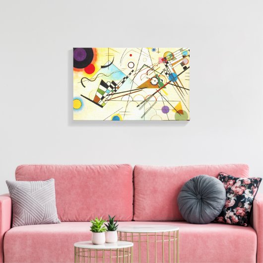 Kandinsky Compositie VIII Canvas Wrap (Insitu (Woonkamer))