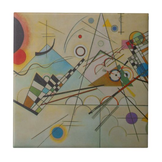 Kandinsky Compositie VIII Tegeltje (Voorkant)