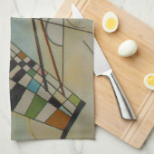 Kandinsky Compositie VIII Theedoek (Quarter Fold)