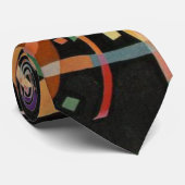 Kandinsky Compositie X Abstract kunstwerk Bruin Stropdas (Opgerold)