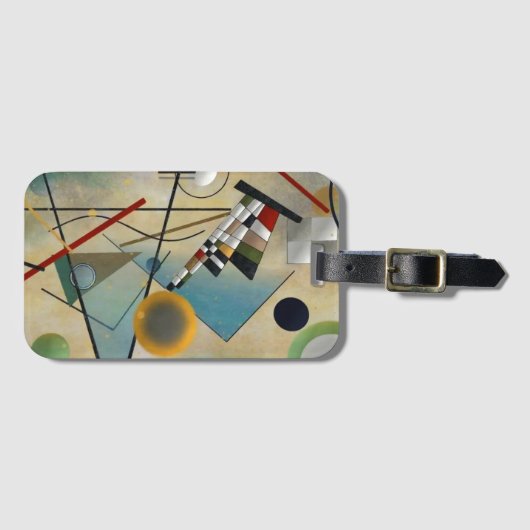 Kandinsky Composition Abstract schilderen Bagagelabel (Voorkant (horizontaal))