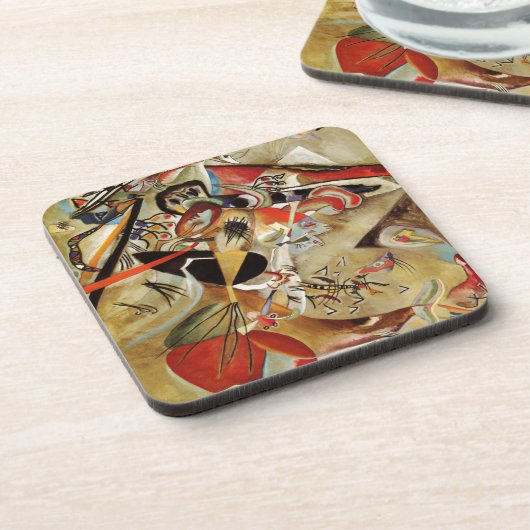 Kandinsky Composition Abstract schilderen Bier Onderzetter (Linkerzijde)