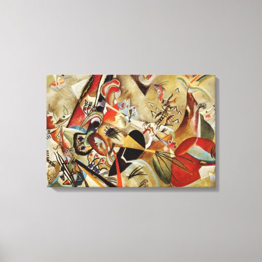 Kandinsky Composition Abstract schilderen Canvas Afdruk (Voorkant)