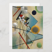 Kandinsky Composition Abstract schilderen Feestdagenkaart (Voorkant / Achterkant)