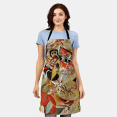 Kandinsky Composition Abstract schilderen Schort (Gedragen)