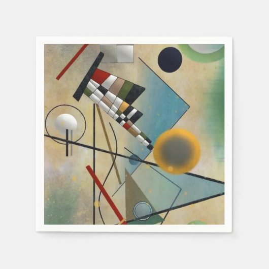 Kandinsky Composition Abstract schilderen Servet (Voorkant)