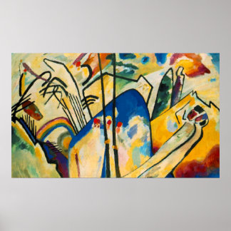Kandinsky Composition IV Peinture Poster d'art