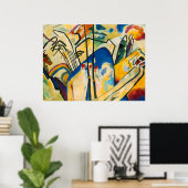 Kandinsky Composition IV Peinture Poster d'art (Bureau à domicile)