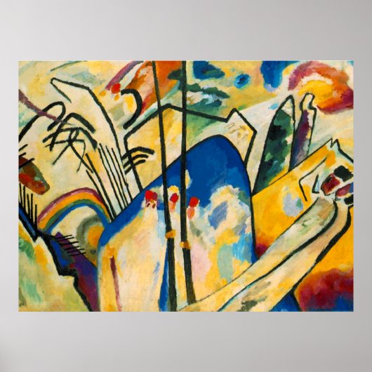 Kandinsky Composition IV Peinture Poster d'art (Devant)