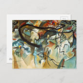 Kandinsky Composition V Abstract schilderen Briefkaart (Voorkant / Achterkant)