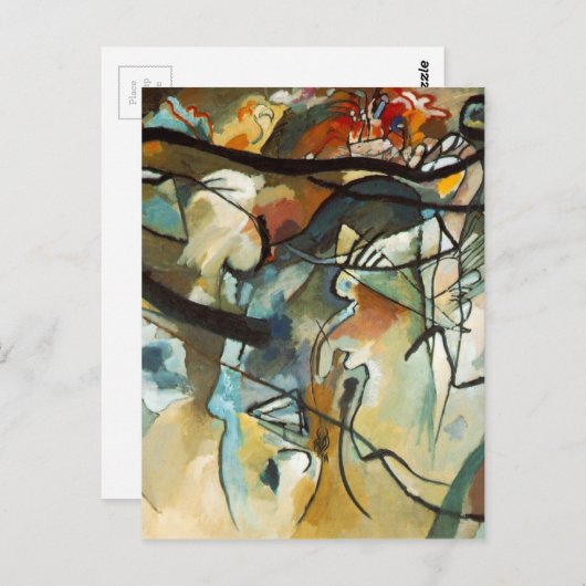 Kandinsky Composition V Abstract schilderen Briefkaart (Voorkant / Achterkant)