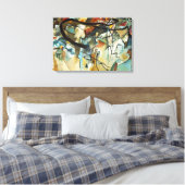 Kandinsky Composition V Abstract schilderen Canvas Afdruk (Insitu (Slaapkamer))
