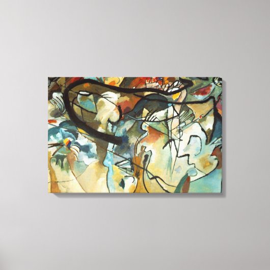 Kandinsky Composition V Abstract schilderen Canvas Afdruk (Voorkant)