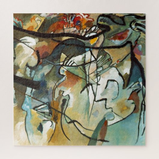 Kandinsky Composition V Abstract schilderen Legpuzzel (Verticaal)