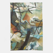 Kandinsky Composition V Abstract schilderen Theedoek (Verticaal)