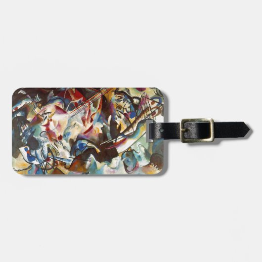 Kandinsky Composition VI Abstract schilderen Bagagelabel (Voorkant horizontaal)