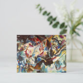 Kandinsky Composition VI Abstract schilderen Briefkaart (Staand voorkant)