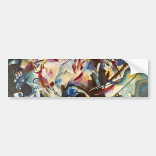 Kandinsky Composition VI Abstract schilderen Bumpersticker