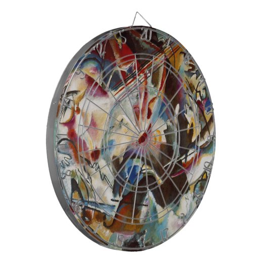 Kandinsky Composition VI Abstract schilderen Dartbord (Voorkant Links)