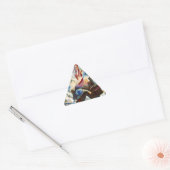 Kandinsky Composition VI Abstract schilderen Driehoek Sticker (Envelop)