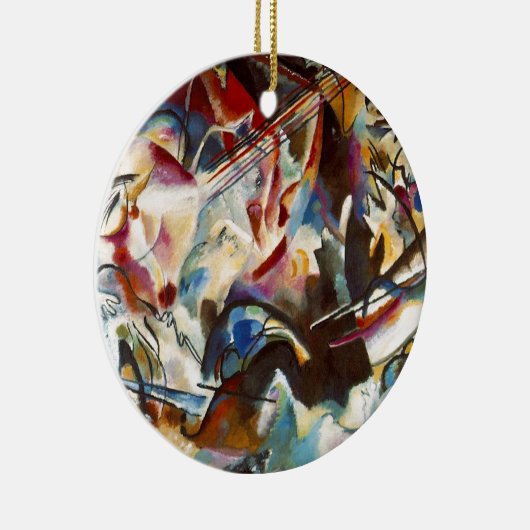 Kandinsky Composition VI Abstract schilderen Keramisch Ornament (Rechts)
