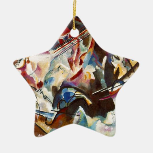Kandinsky Composition VI Abstract schilderen Keramisch Ornament (Voorkant)