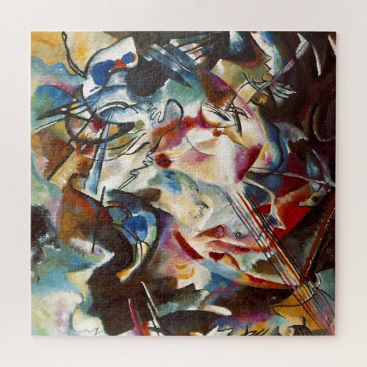 Kandinsky Composition VI Abstract schilderen Legpuzzel (Horizontaal)