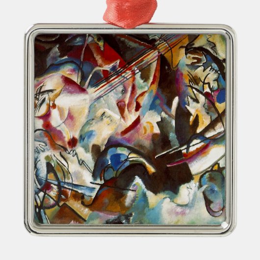 Kandinsky Composition VI Abstract schilderen Metalen Ornament (Voorkant)
