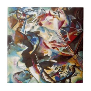 Kandinsky Composition VI Abstract schilderen Tegeltje