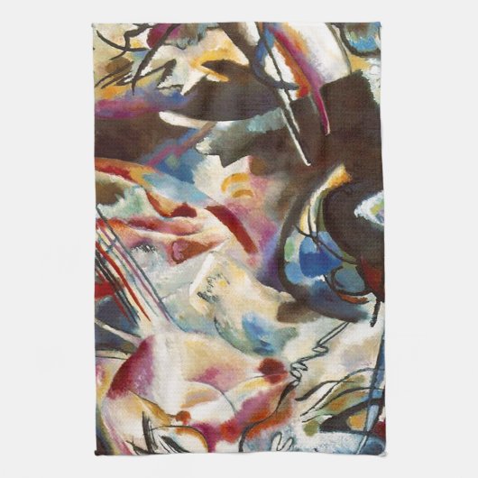 Kandinsky Composition VI Abstract schilderen Theedoek (Verticaal)