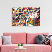 Kandinsky Composition VII Abstract schilderen Canvas Afdruk (Insitu (Woonkamer))