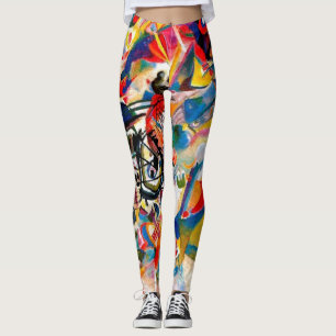 Kandinsky Composition VII Abstract schilderen Leggings