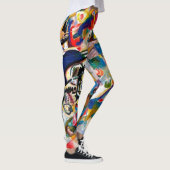 Kandinsky Composition VII Abstract schilderen Leggings (Rechts)