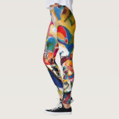 Kandinsky Composition VII Abstract schilderen Leggings (Links)